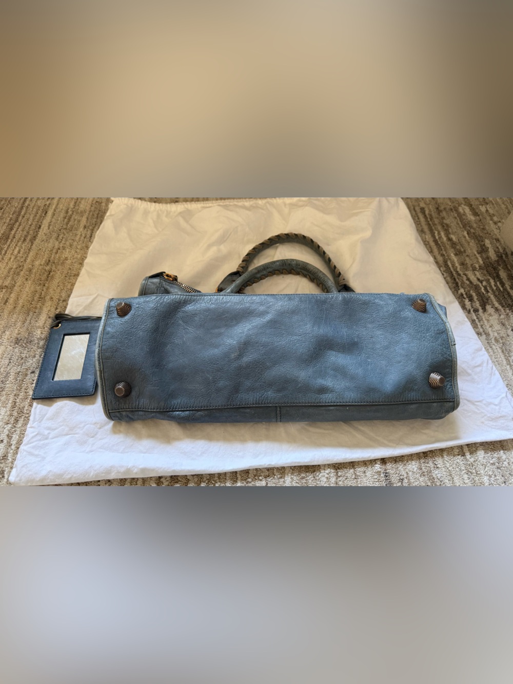 Vintage Balenciaga Blue Giant 21 Work Bag - Gem